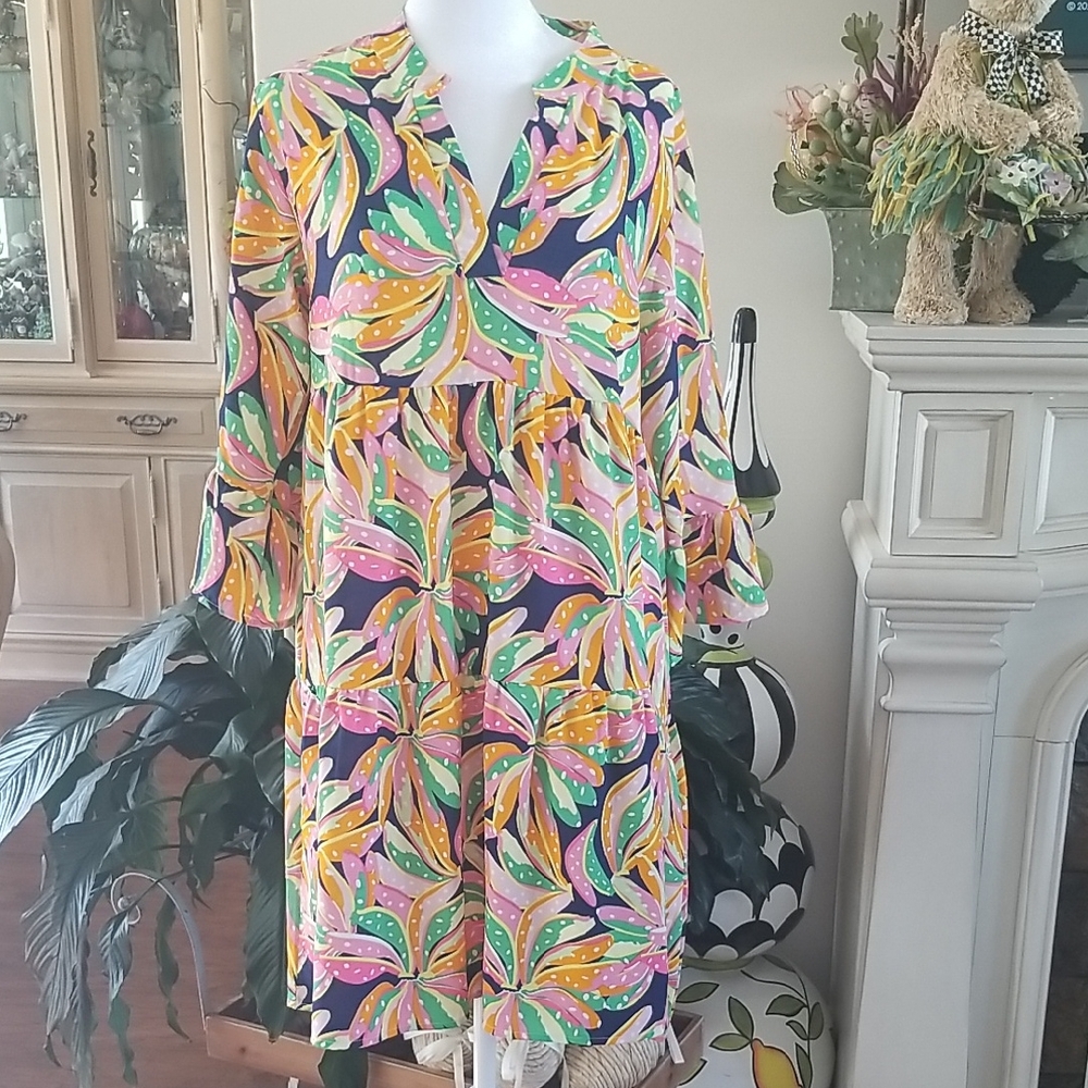 Women’s Multi-Color Printed Babydoll Dress